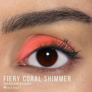 Fiery Coral Shimmer Shadow
